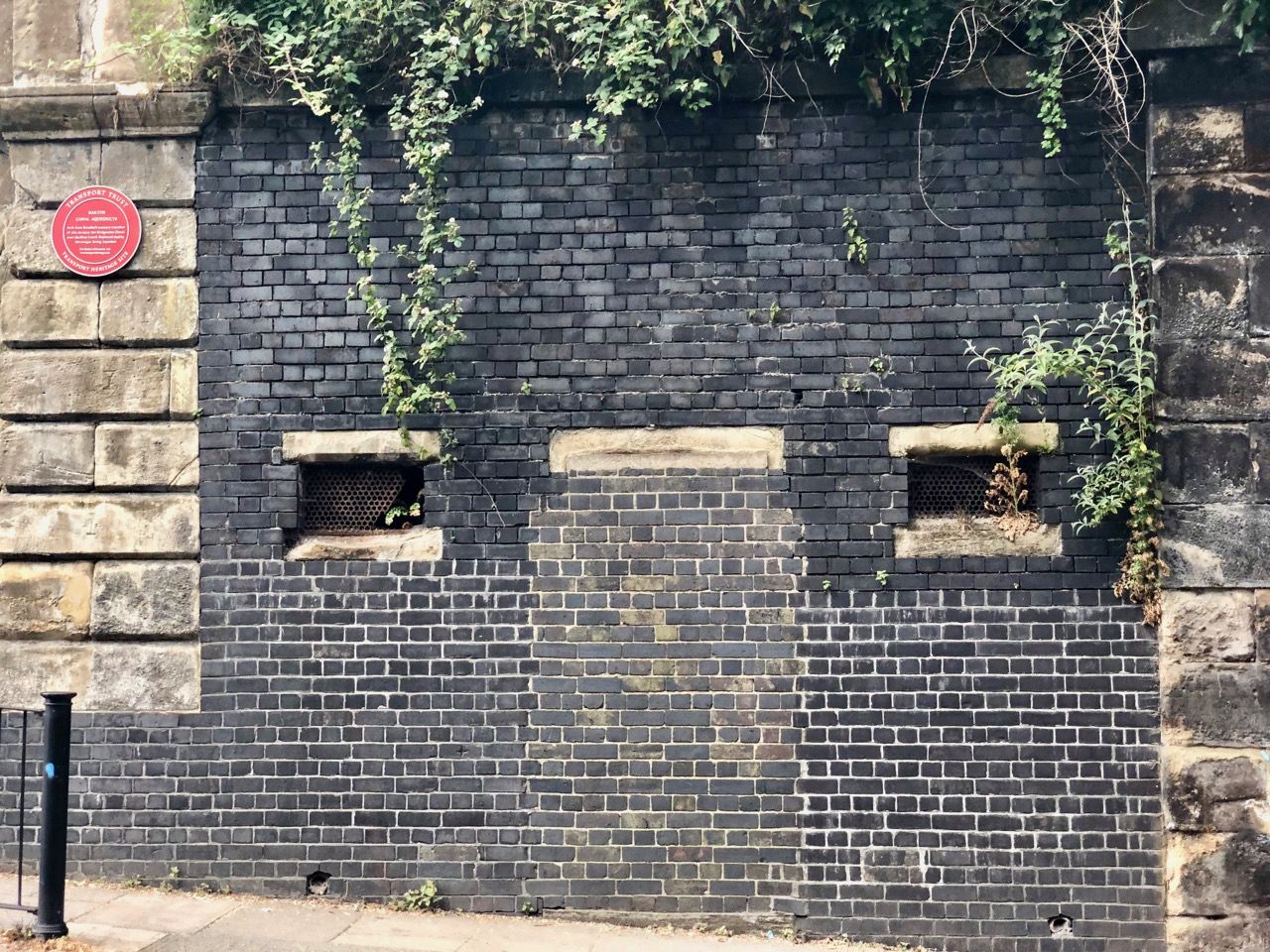 Photo of Bricked up public toilets at Barton Aqueduct