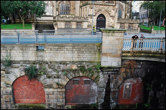 Photo of Manchester Cathedral steps by philld