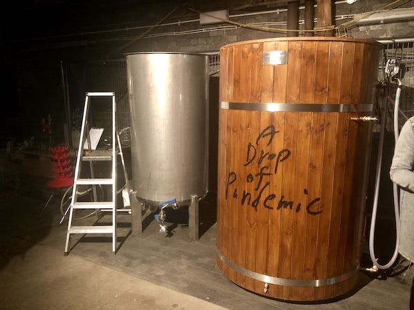 Photo of beer brewing equipment